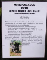 Moteur Amadou a huile lourde semi-diesel Vandercammen-Morin de 1931 (30eme fete des moissons de Saint-Jean-de-Touslas) (2)